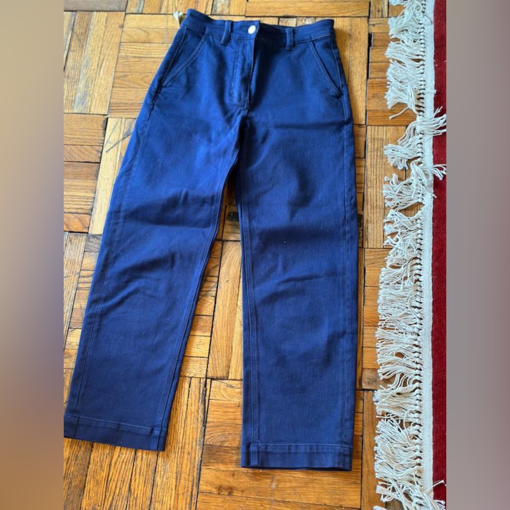 Everlane cropped straight pants.
